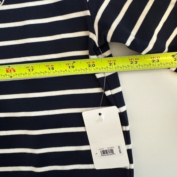 Lucky Brand Striped Navy and White Women's Top NWT - Picture 6 of 6